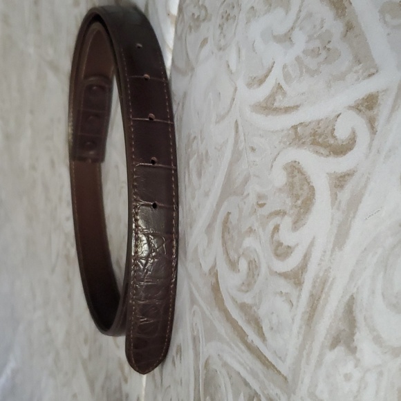 AXEL'S Brown Genuine American Alligator Belt Size 36 - Picture 2 of 13